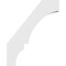 Ekena Millwork 3 1/2-in. W x 24-in. D x 30-in. H Balboa Architectural Grade PVC Knee Brace BRCP035X24X30BOA - alternate 4